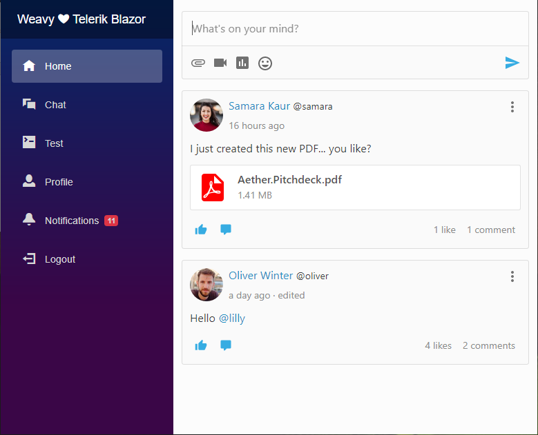 Build In-App Chat With Weavy & Telerik UI For Blazor